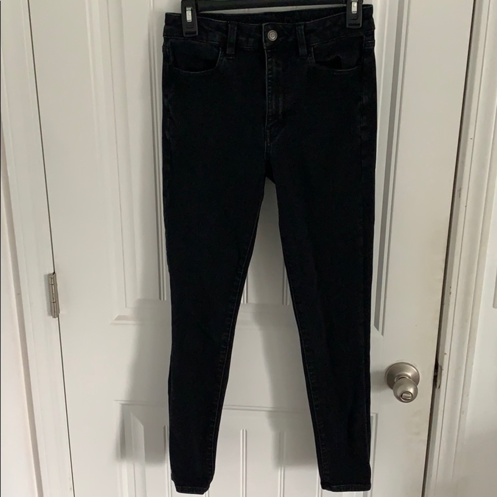 Black American Eagle Jeans! Size 8